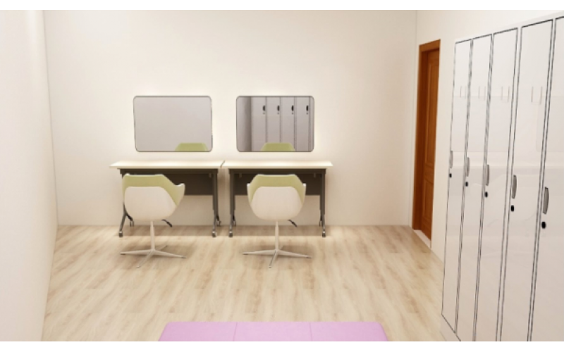 运动员更衣室、化妆间