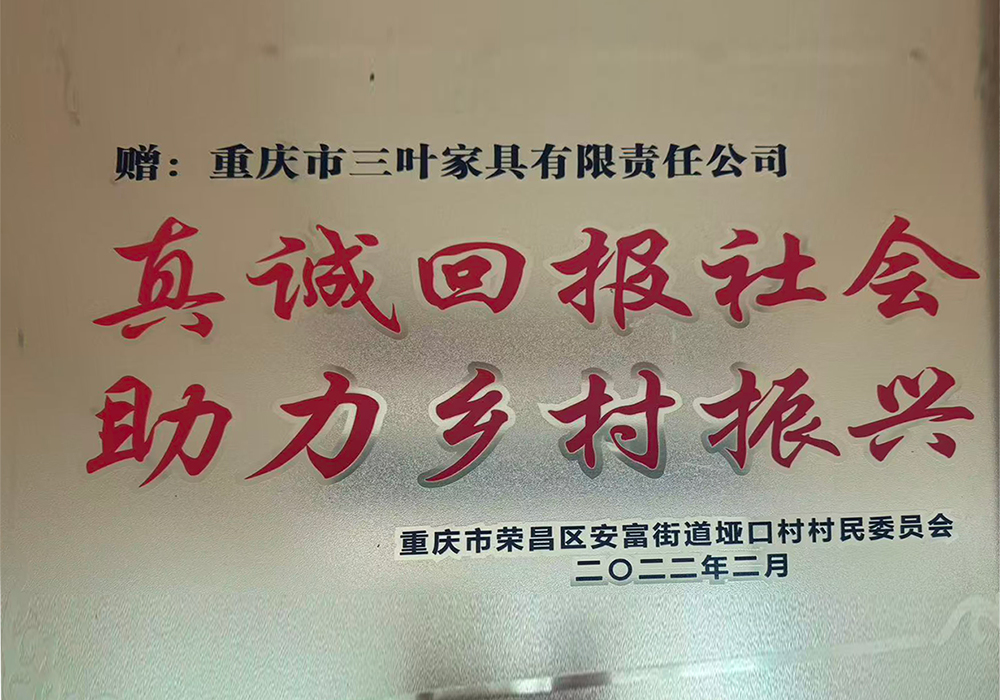 真诚回报社会助力乡村振兴